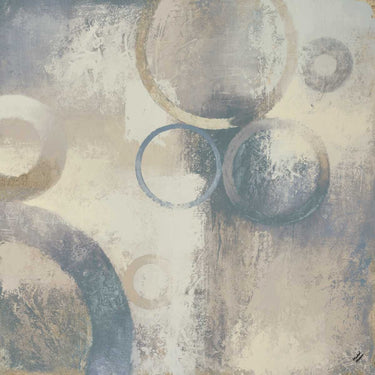 Muted cobalt abstract canvas art print by Marcon Michael, featuring modern, textured design in calming blue tones.