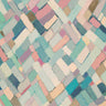 Abstract infinity pastels canvas art print by Feeling at Home, featuring soft pastel colors and modern artistic design.