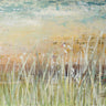 Muted grass landscape canvas art print by Feeling at Home featuring soft green tones and a serene natural scene.