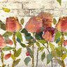 Garden stems floral canvas art print by Loreth Lanie, featuring vibrant botanical design on textured canvas wall art.