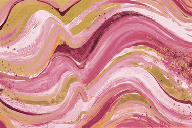 Abstract pink canvas art print by Feeling at Home featuring vibrant, modern design from Pinto Patricia.