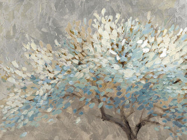 A Thousand Silver Lifetimes landscape canvas art print by Loreth Lanie, featuring a serene silver-toned natural scene.