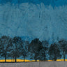 Feeling at home Midnight View landscape canvas art print by Mabat Ynon, showcasing a serene nighttime scene in vivid detail.