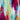 Abstract canvas art print featuring vibrant ribbons of color by Loreth Lanie, designed for a modern home decor aesthetic.