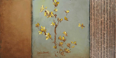 Sun-kissed branches decorative canvas art print by Loreth Lanie, featuring warm, natural botanical imagery for home decor.