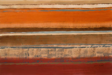 Abstract canvas art print "Solar Journey II" by Loreth Lanie, featuring vibrant, textured designs for modern home decor.
