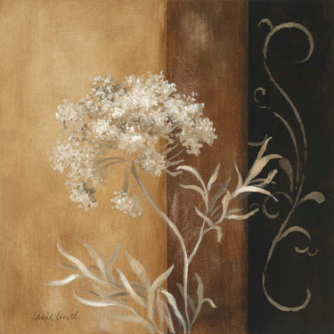 Delicate Beauty II traditional canvas art print by Loreth Lanie, featuring elegant floral design on a textured canvas surface.