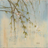 Cherry Blossom II floral canvas art print by Feeling at Home featuring vibrant cherry blossom blossoms on a natural background.