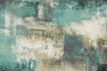 Abstract canvas art print titled Autumn Potential II by Marcon Michael, featuring warm earthy tones and modern design.