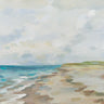 Art Print on canvas June Beach by Vassileva Silvia Coastal Expressionism artwork