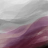 Art Print on canvas Calming Waves II Plum by Adams Sarah Abstract Expressionism artwork