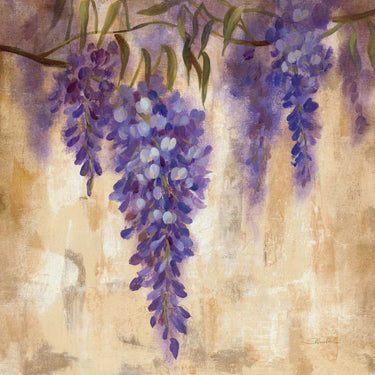 Art Print on canvas Wisteria Bloom II by Vassileva Silvia Floral Post-Impressionism artwork