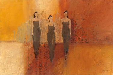 Art Print on canvas Three Graces II by Tillmon Avery Fashion Post-Impressionism artwork