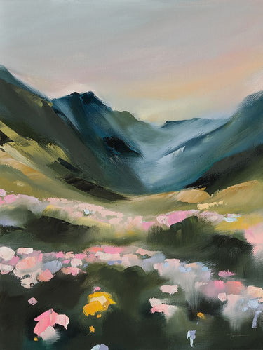Art Print on canvas Wildflower Canyon by Sackmann Maggie Floral Post-Impressionism artwork