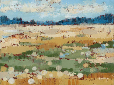 Art Print on canvas Amber Waves by Adams Krystal Decorative Impressionism artwork