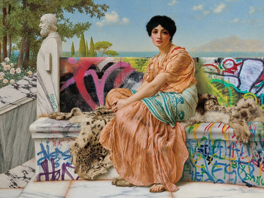 Art Print on canvas Reverie Graffiti by Urban Mary Fashion Post-Impressionism artwork