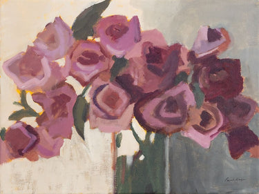 Art Print on canvas Plum Blooms by Munger Pamela Floral Renaissance artwork