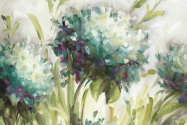 Art Print on canvas Hydrangea Field by Audit Lisa Floral Post-Impressionism artwork