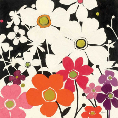 Artwork on canvas Flower Power by Novak Shirley Floral Post-Impressionism artwork