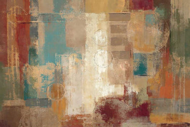 Art Print on canvas Oriental Trip Crop by Vassileva Silvia Abstract Realism artwork