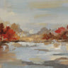 Art Print on canvas Late Fall Reminiscence by Vassileva Silvia Abstract Romanticism artwork
