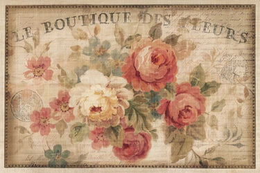 Art Print on canvas Parisian Flowers III by Nai Danhui Floral other artwork