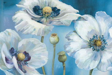 Art Print on canvas Blue Dance I by Audit Lisa Floral Post-Impressionism artwork
