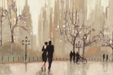 Art Print on canvas An Evening Out by Purinton Julia Figurative Post-Impressionism artwork