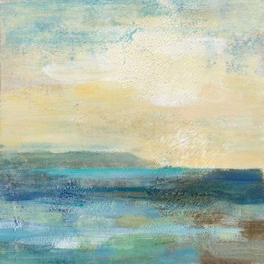 Art Print on canvas Sunset Beach I by Vassileva Silvia Abstract Post-Impressionism artwork