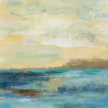 Art Print on canvas Sunset Beach II by Vassileva Silvia Abstract Post-Impressionism artwork
