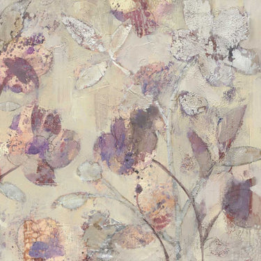Art Print on canvas Silver Delight II by Hristova Albena Floral Post-Impressionism artwork