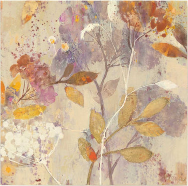 Art Print on canvas Autumn Botanicals II by Hristova Albena Abstract Post-Impressionism artwork