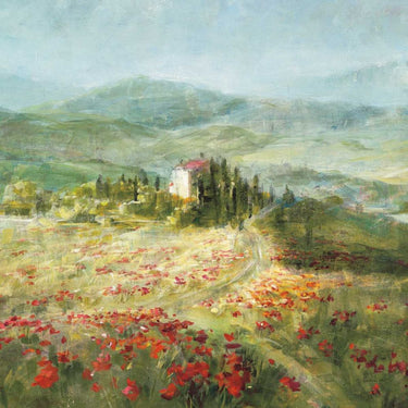 Art Print on canvas Summer in Provence by Nai Danhui Landscape Impressionism artwork