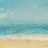 Art Print on canvas Splatter Beach I by Wiens James Abstract Post-Impressionism artwork