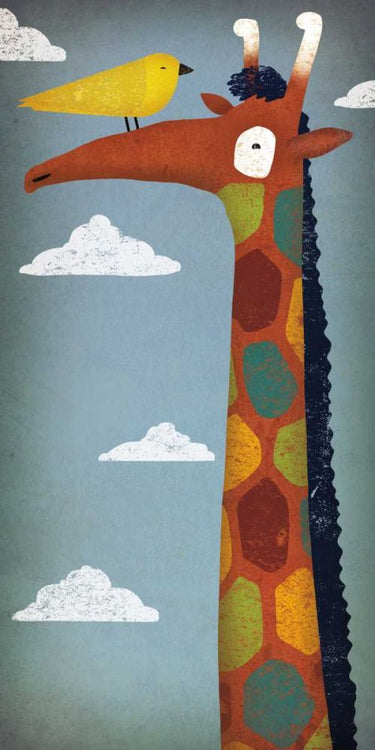 Art Print on canvas Giraffe by Fowler Ryan Animals Post-Impressionism artwork