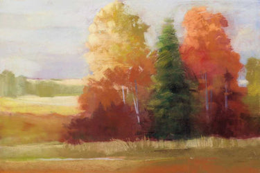 Art Print on canvas Autumn Leaves by Rowan Carol Abstract Rococo artwork