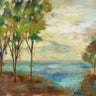 Art Print on canvas View of the Lake by Vassileva Silvia Coastal Post-Impressionism artwork