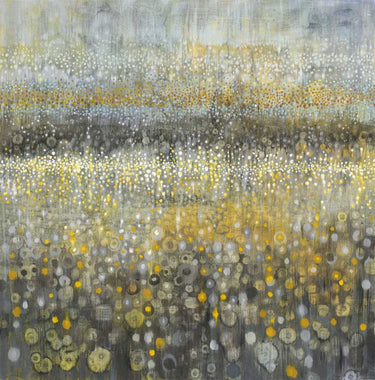 Art Print on canvas Rain Abstract II by Nai Danhui Abstract Post-Impressionism artwork
