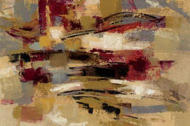Art Print on canvas Ruins Crop by Vassileva Silvia Abstract Post-Impressionism artwork
