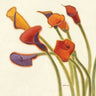 Art Print on canvas Callas in the Wind II by Novak Shirley Floral Post-Impressionism artwork