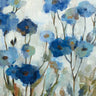 Art Print on canvas Abstracted Floral in Blue III by Vassileva Silvia Abstract Post-Impressionism artwork