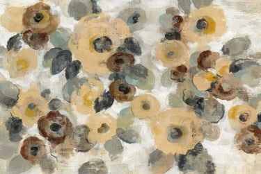 Art Print on canvas Neutral Floral Beige I by Vassileva Silvia Abstract Post-Impressionism artwork