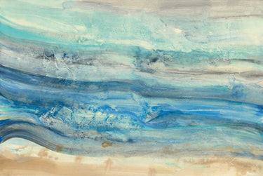 Art Print on canvas Ocean Waves by Hristova Albena Abstract Post-Impressionism artwork