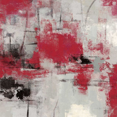 Art Print on canvas Stone Gardens III Red by Vassileva Silvia Abstract Post-Impressionism artwork