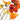 Art Print on canvas Up Two on White Yellow by Novak Shirley Floral Impressionism artwork