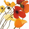 Art Print on canvas Up Two on White Yellow by Novak Shirley Floral Impressionism artwork