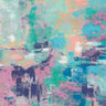 Art Print on canvas Fjord Reflections Crop Bright by Vassileva Silvia Abstract other artwork