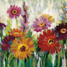 Art Print on canvas Jewel Daisy Gerbera by Vassileva Silvia Floral Post-Impressionism artwork