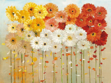 Art Print on canvas Daisies Fall by Nai Danhui Floral Modernism artwork