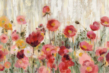 Art Print on canvas Sprinkled Flowers Crop by Vassileva Silvia Abstract Post-Impressionism artwork